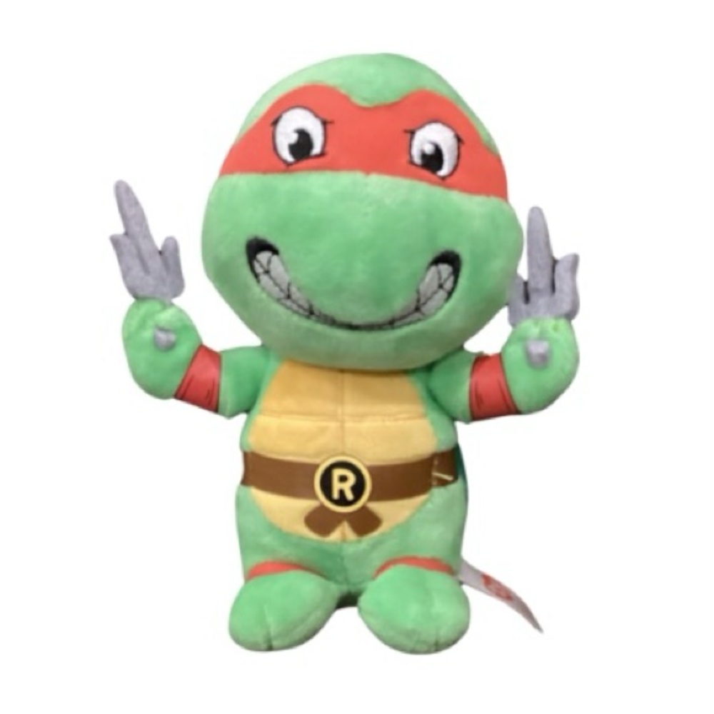 TMNT Raphael Ty Teenage Mutant Ninja Turtle Beanie Baby Plush Doll